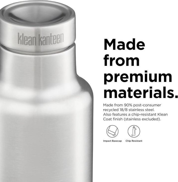Klean Kanteen Herren Classic Vi Trinkflasche Einheitsgrösse Brushed Stainless, Einheitsgrösse Brushe