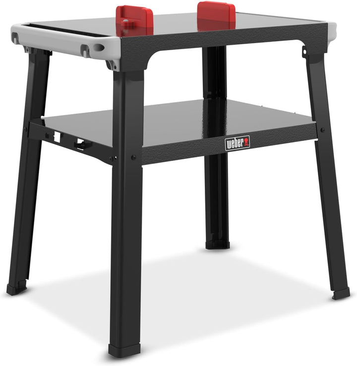 Weber Fester Standfuss für alle Lumin Elektrogrills/leicht & stabil, mit Ablagefläche, Works System