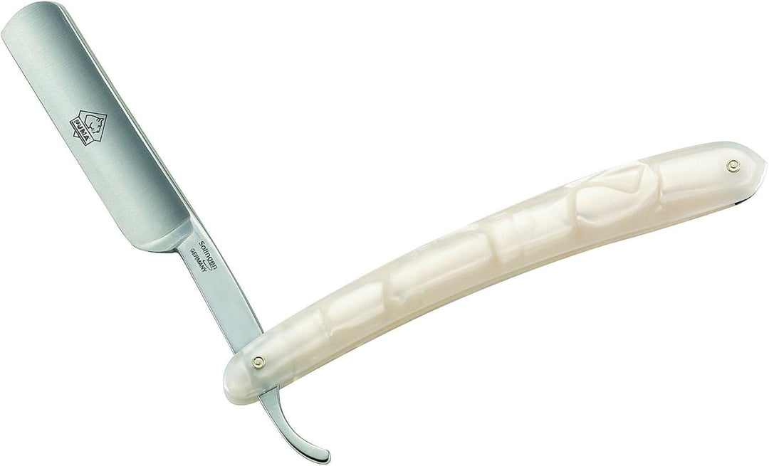 PUMA Rasiermesser, Perlmutt-Celluloid Griff Messer, Mehrfarbig, One Size