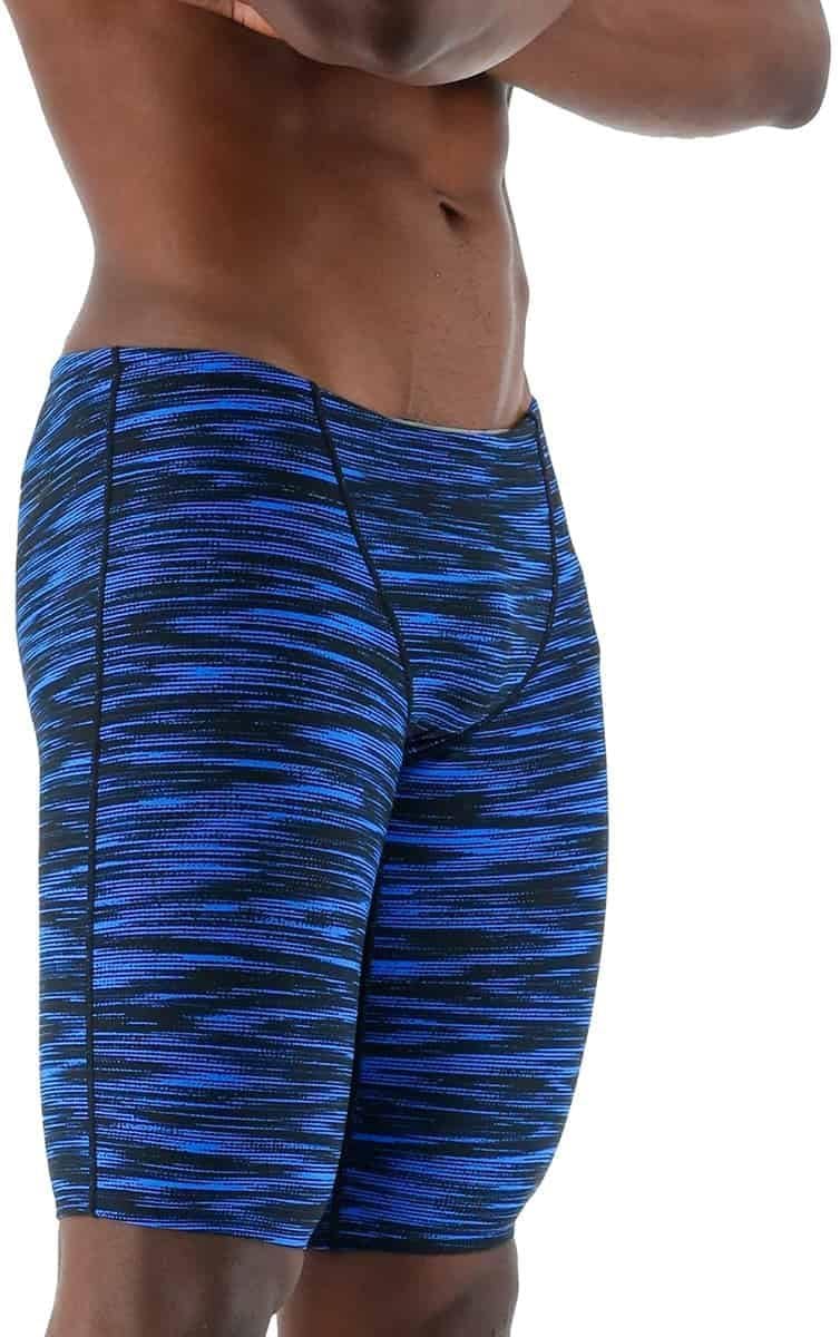 TYR Herren Durafast Elite Athletic Jammer Badeanzug Badehose 36 Blue Fizzy, 36 Blue Fizzy