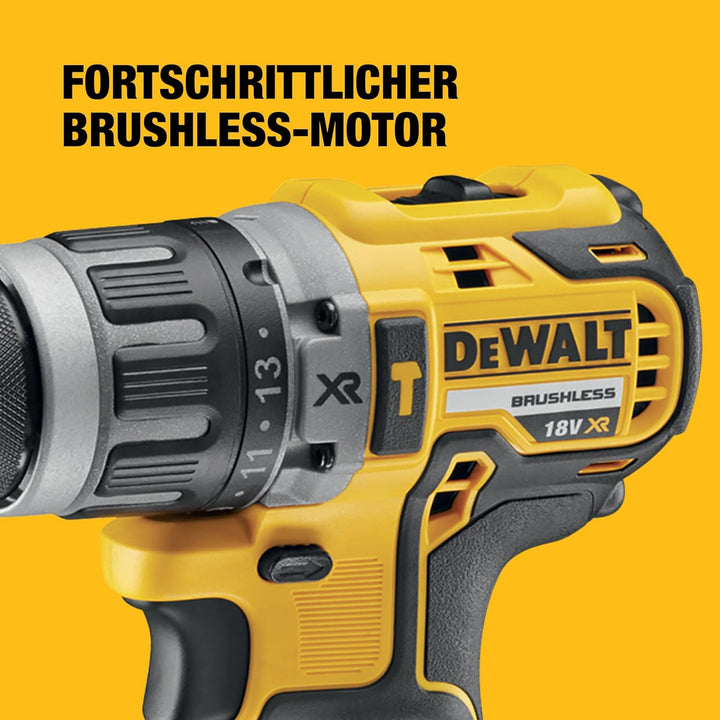 Dewalt 18 Volt Akku Schlagbohrschrauber DCD796D2 (Bürstenloser Motor, 2-Gang Vollmetallgetriebe, max
