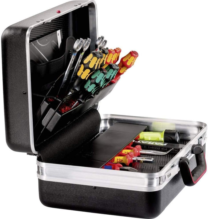 Prarat Werkzeugkoffer CLASSIC Plus Safe, Ordnungssystem CP-7-1 Längssteg, 3 Querstege, 2 Zahlenschlo