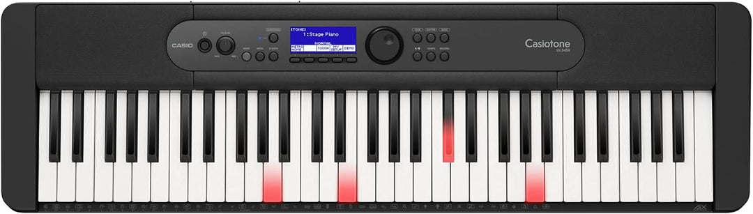 Casio LK-S450 CASIOTONE Top Leuchttastenkeyboard mit 61 anschlagdynamischen Tasten im Piano-Look mit