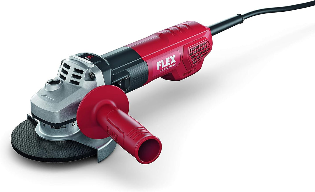 Flex Winkelschleifer L 13-10 125-EC (1300 Watt, Schleifer mit Zusatzhandgriff, Leerlaufdrehzahl 1000