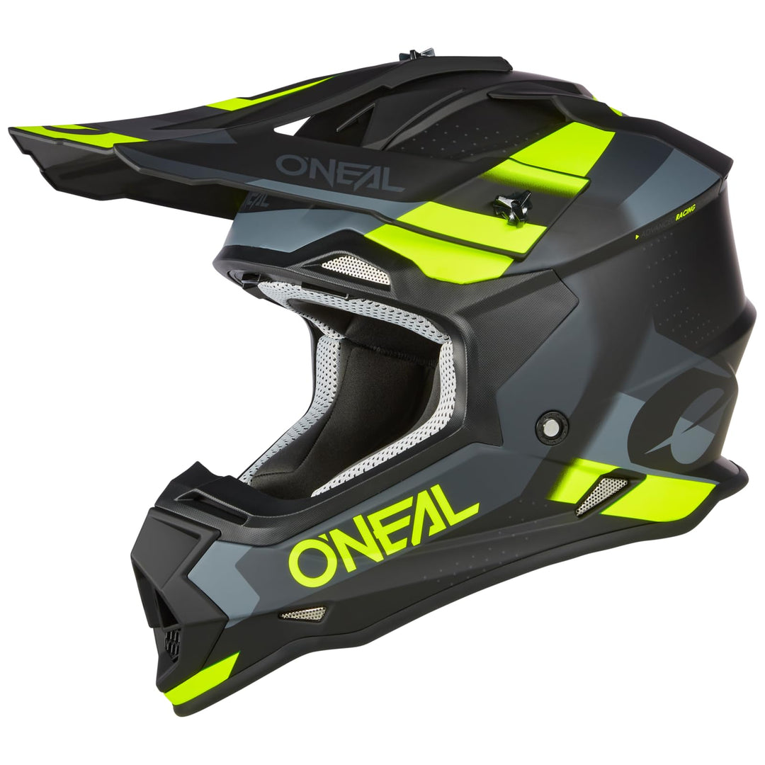 O'NEAL Unisex – Erwachsene 2srs Helmet Spyde V.23 Helm L Schwarz/Grau/Neongelb, L Schwarz/Grau/Neong