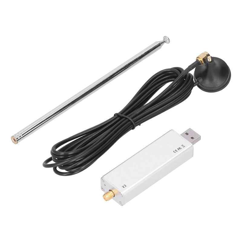 RTL SDR R820T2 V3 RTL2832U Tuner + Antenne + Antennenbasis-Kit FüR Radio-Scanning