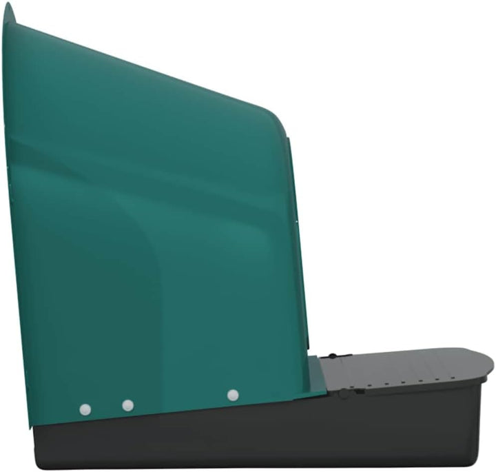 Hühnernistkästen 4 STK Dunkelgrün Kunststoff ABS 37x50x44,5 cm Wandmontiert mit Tablettdeckel und Mo