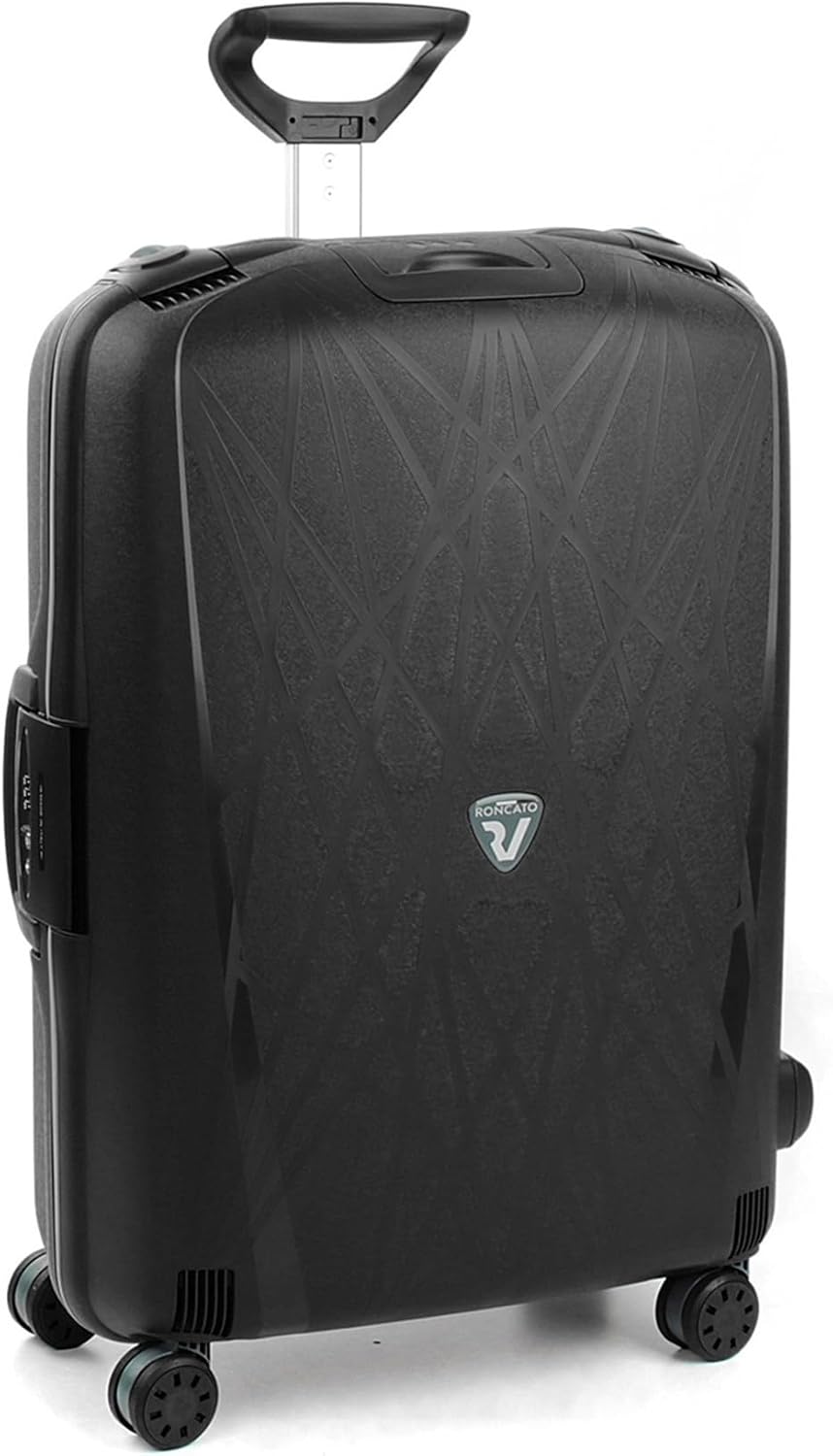 RONCATO Light Hartschalen Koffer Trolley Large Schwarz, Schwarz