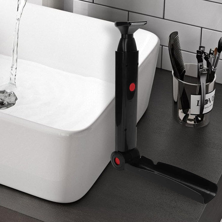 Elektrischer Rückenrasierer Herren, Körpertrimmer für Männer mit Langer Griff für Gesichts-, Arm-, K