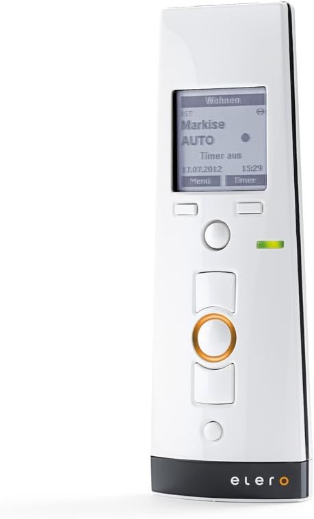 Elero TempoTel 2 reinweiss / 10+1-Kanal Handsender 868 MHz # Vers. .0002 #