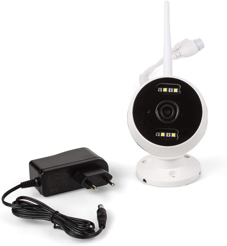 Kamera Videoüberwachung 1080p Kompatibel Tuya - Tag Nacht - Bewegungsmelder -Audio - Adapter 12VDC |