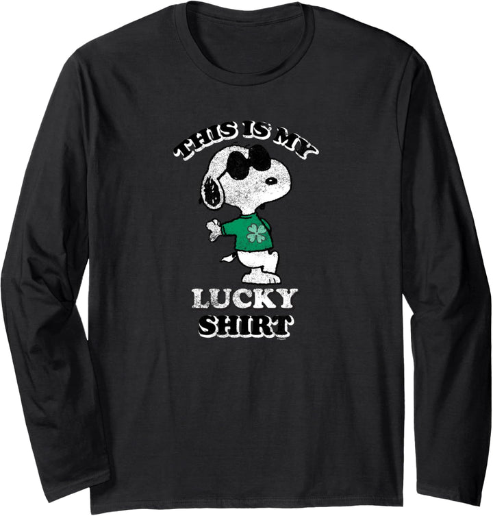 Peanuts St Patrick's Day Das ist mein Glücks Langarmshirt