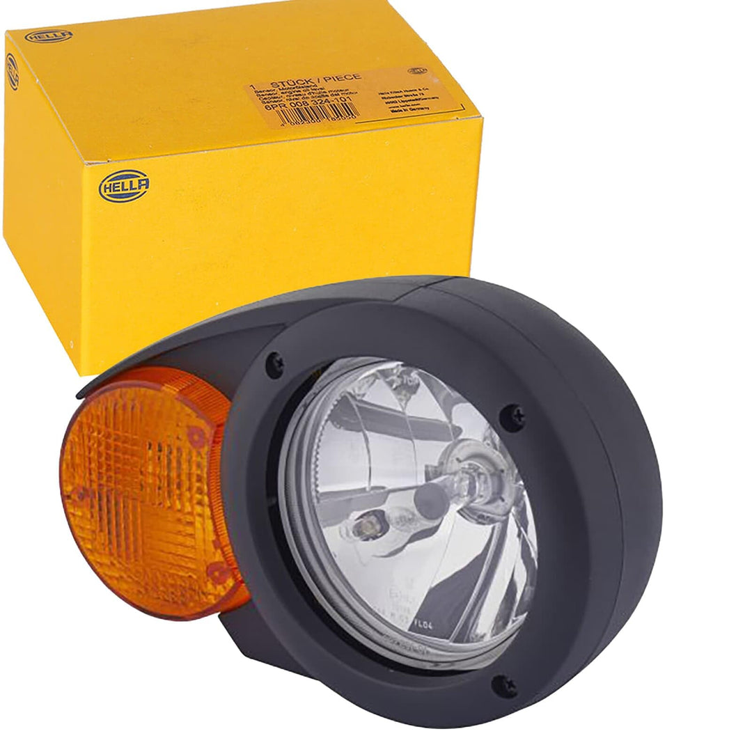 HELLA - Halogen-Hauptscheinwerfer - Combi 133 - 24V - Referenzzahl: 12.5 - Anbau - glasklare Streusc