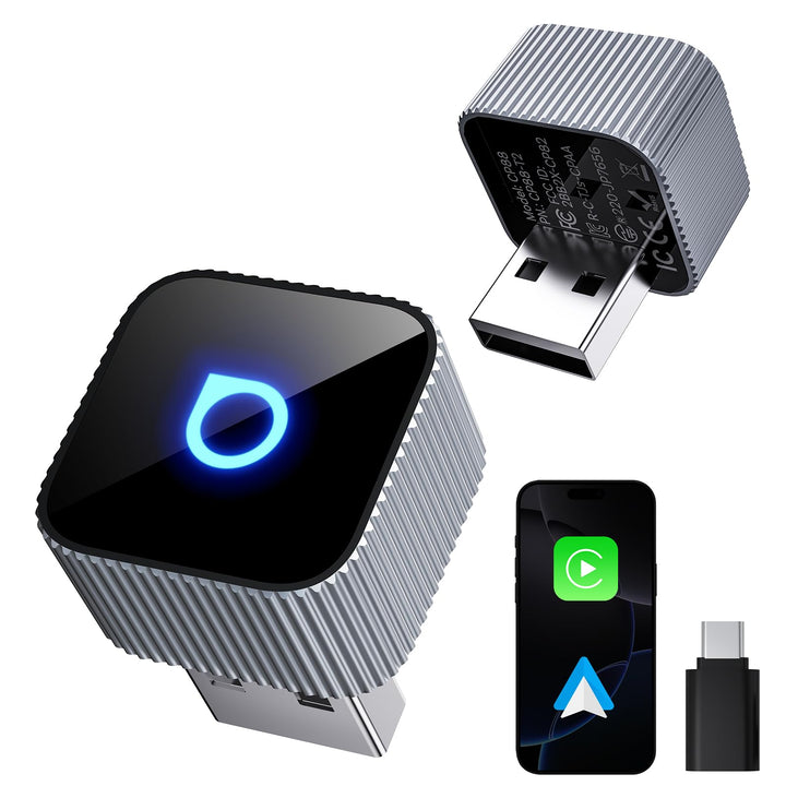 OTTOCAST MINI 3.0 Slim 2026 Upgrade Wireless CarPlay &amp; Android Auto Adapter