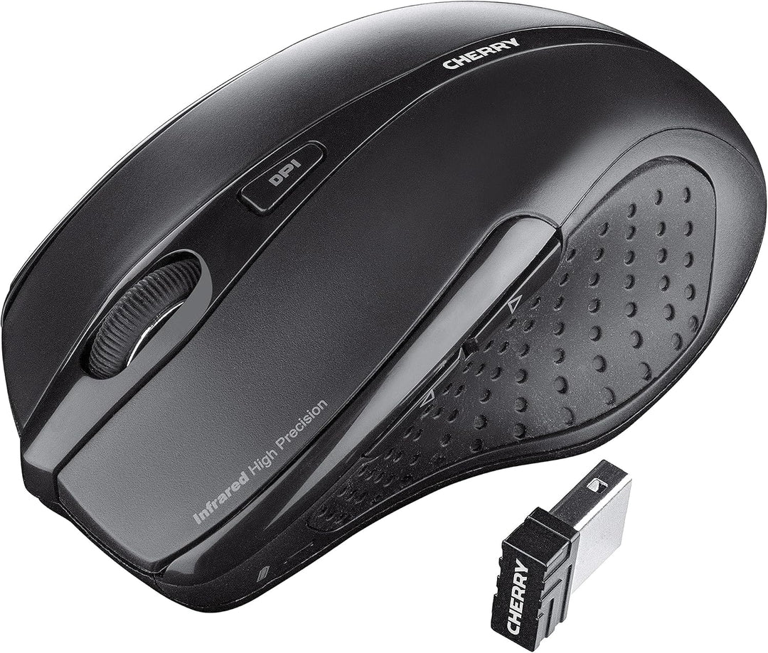 CHERRY DW 5100, Kabelloses Tastatur-Maus-Set, Pan-Nordisches Layout (QWERTY), 2,4 GHz Funk, Plug &amp; P
