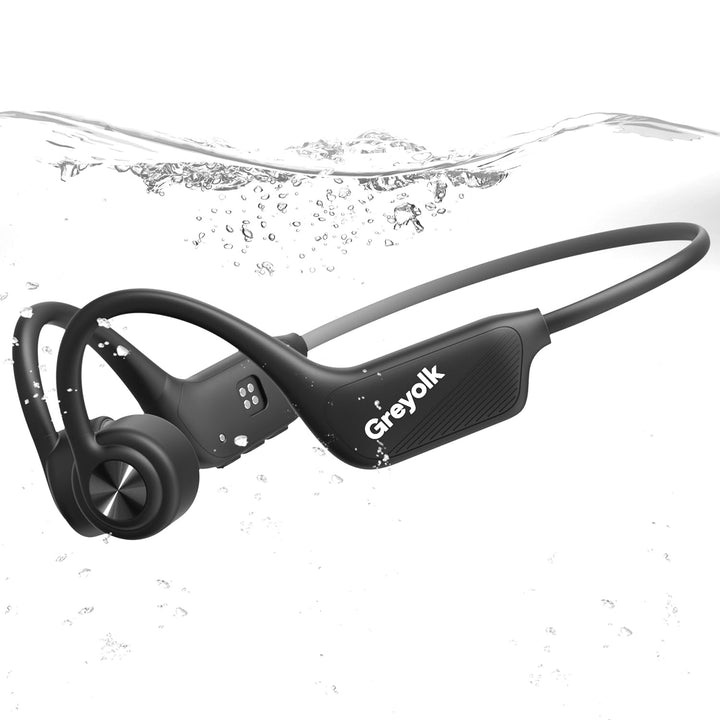 Kopfhörer Schwimmen, Knochenschall Kopfhörer Bluetooth 5.4, IP68 Wasserdicht,SportKopfhörer 32G Spei