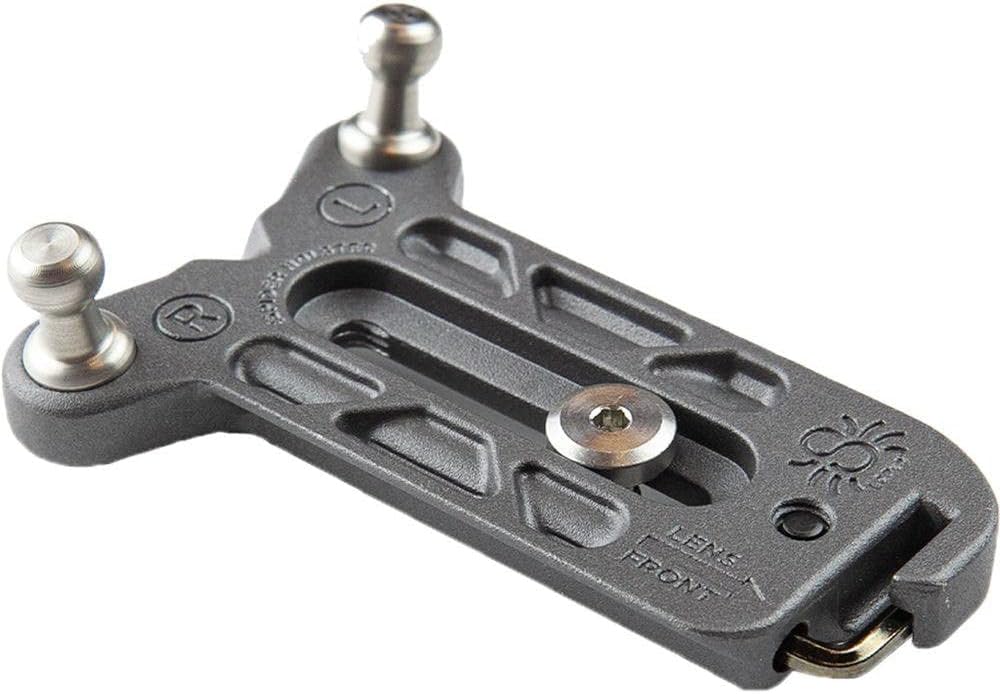 Spider Holster SpiderPro Lens Collar Plate V2 for Any Spider Camera Holster System with Left and Rig