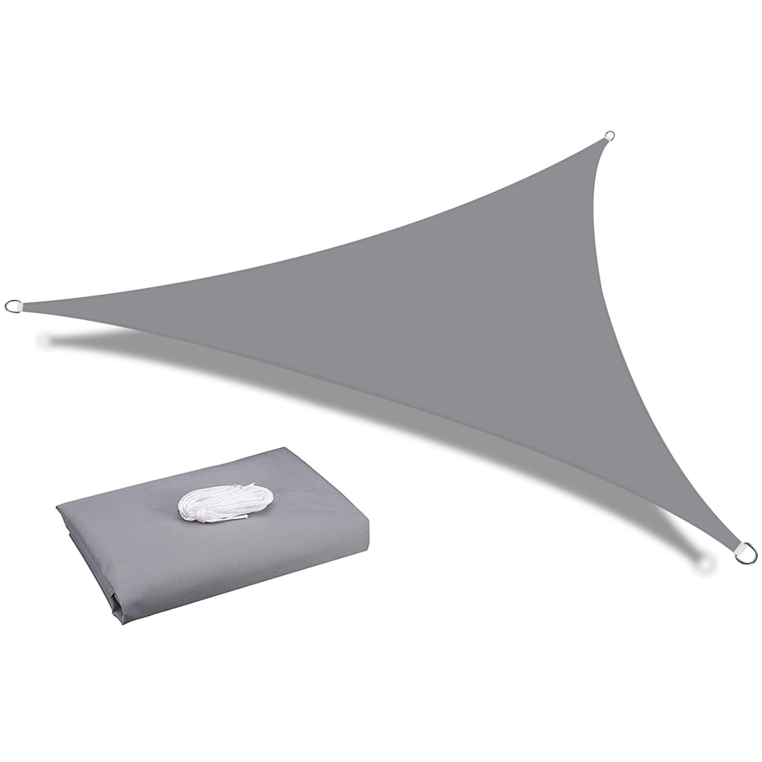 Sonnensegel Dreieck 2,5 x 2,5 x 2,5m Wasserdicht Sonnenschutz inkl Befestigungsseile PES Polyester m