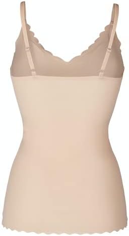 Skiny Damen Unterhemd, Blickdicht 44 Beige, 44 Beige