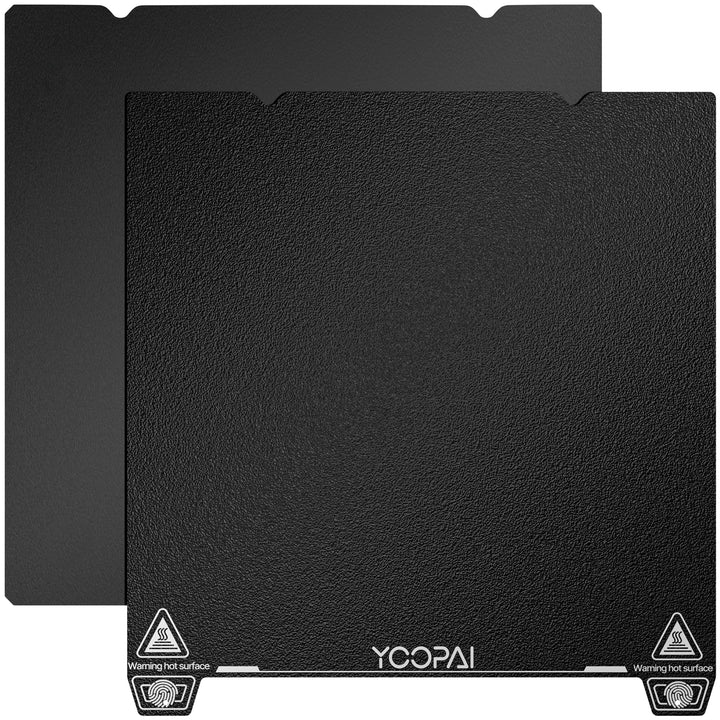 YOOPAI Doppelseitig PEI Druckplatte Schwarz Texturiert 235x235mm, PEI Sheet Druckbett für Creality E