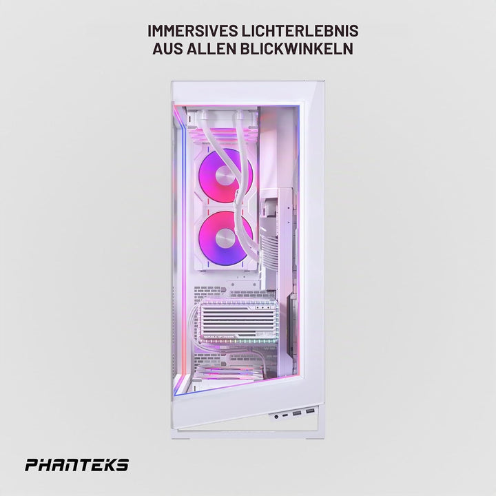 PHANTEKS NV7 Premium DRGB Kit Power-Hub, 3X für Aussenrahmen, 1x Mainboard Kabel-Cover - weiss
