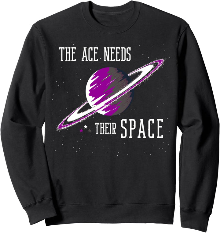 LGBTQIA Genderfluid Ace Pride Lustiges Geschenk Asexuell Sweatshirt