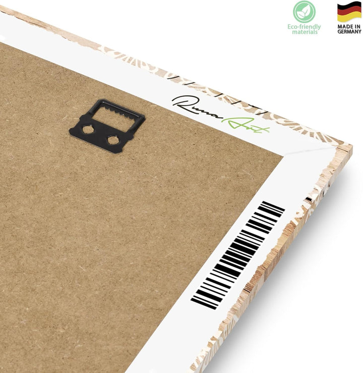 Runa Art Bild Esszimmer Küchenbilder Küche Abstrakt 5 Teilig Kaffee Beige Braun Wandbilder auf Vlies