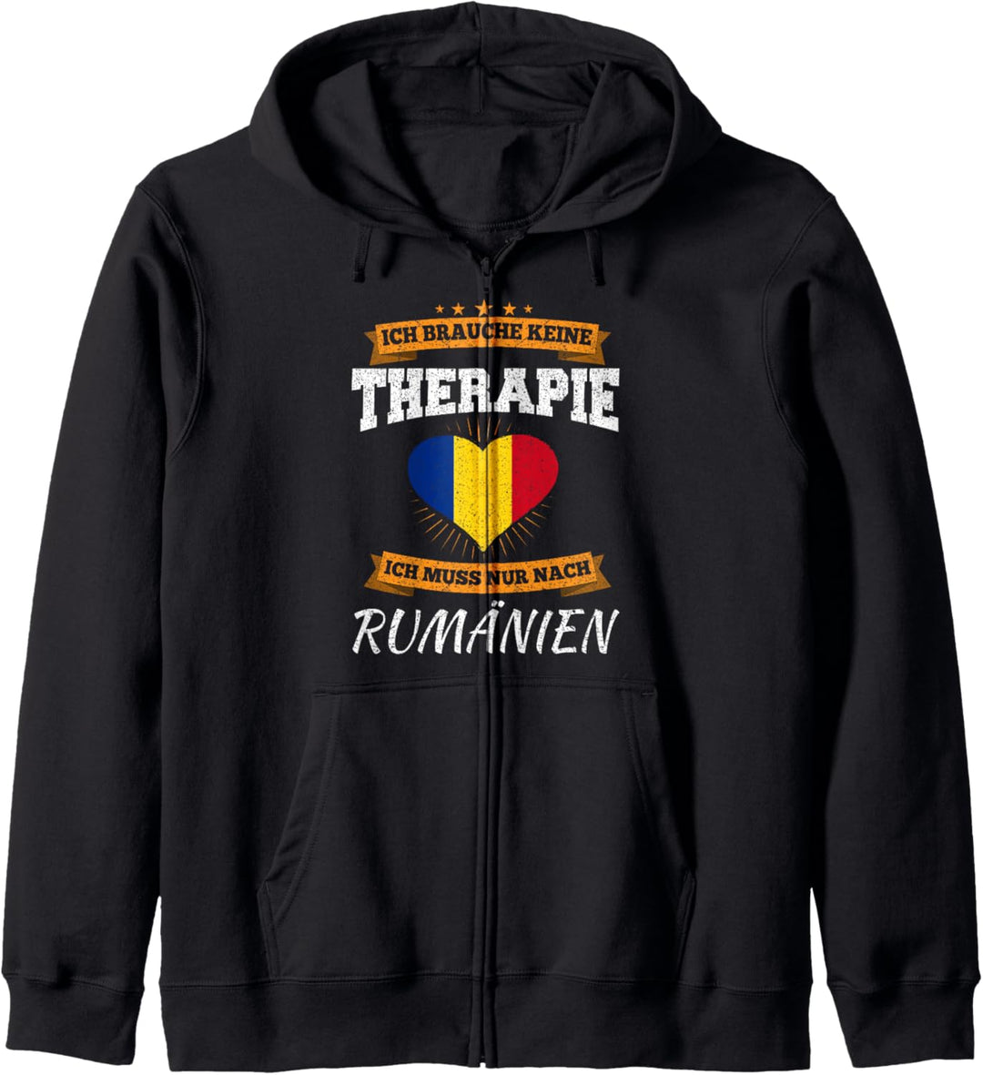 Ich Brauche Keine Therapie Ich Muss Nur Nach Rumänien Kapuzenjacke