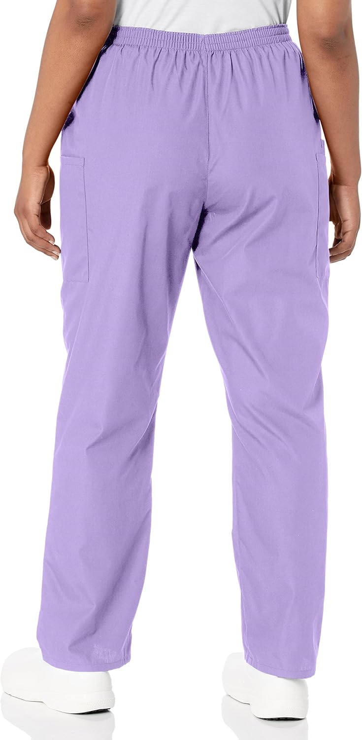 Scrub Pants for Women Workwear Originals Pull-On Elastic Waist 4200 XS Orchidee, XS Orchidee