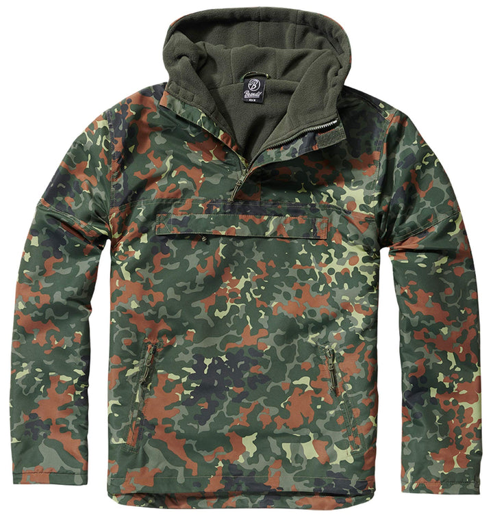 Brandit Windbreaker, Viele Farben, Grössen S bis 5XL S Flecktarn, S Flecktarn