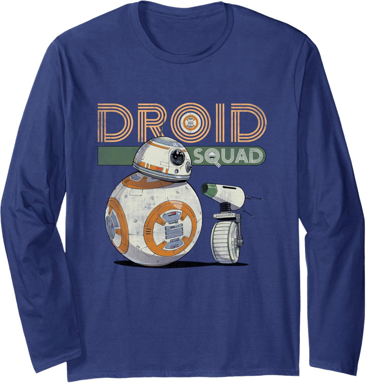 Star Wars Rise of Skywalker BB-8 & D-O Droid Squad Langarmshirt