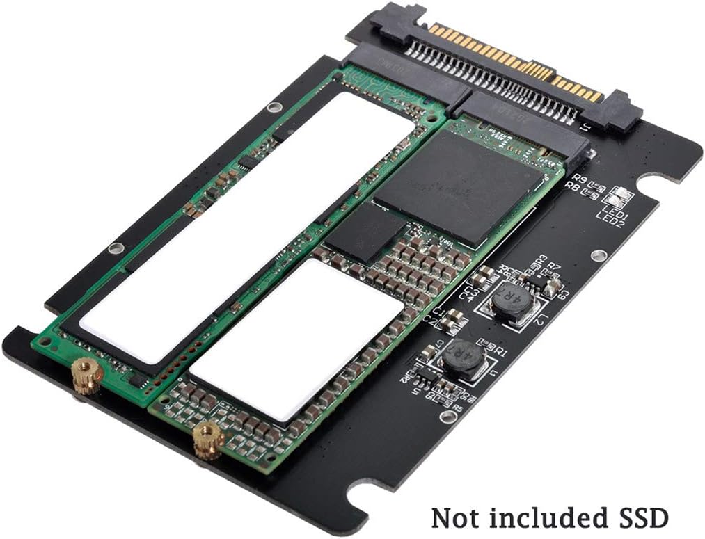 Cablecc SFF-8639 NVME U.2 to Combo NGFF M.2 M-Key SATA PCIe SSD Adapter for Mainboard Replace SSD 75