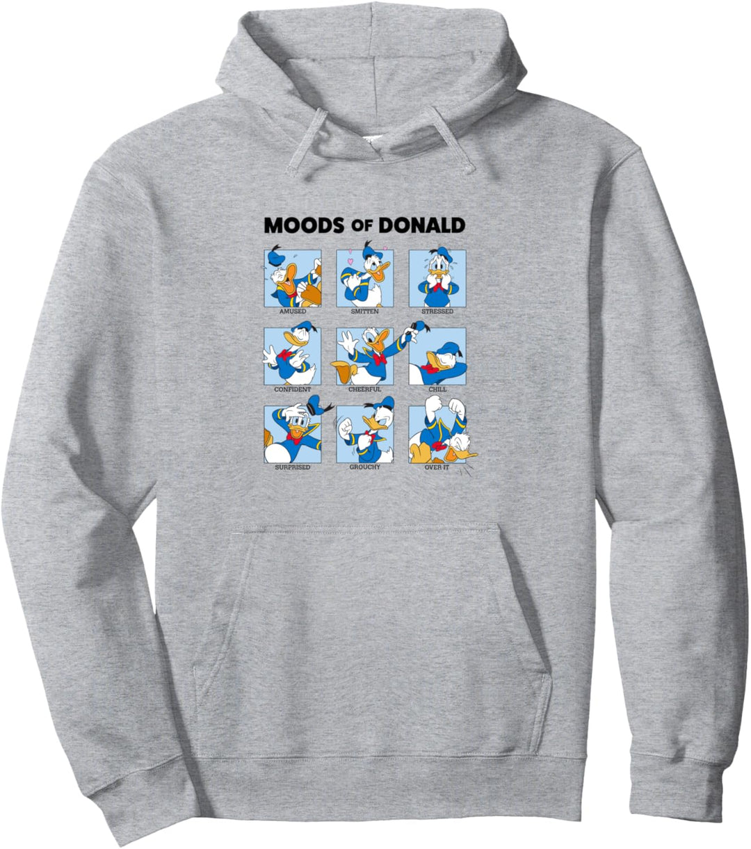 Disney Micky und seine Freunde Donald Duck Moods Box Up Pullover Hoodie
