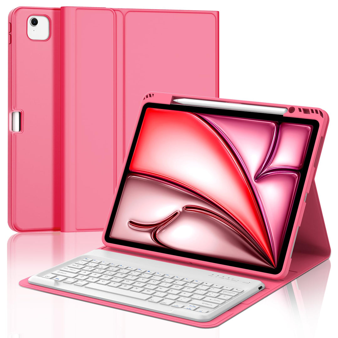 FOGARI Tastatur für iPad Air 13 M2/M3 2024/2025, Schutzhülle für iPad Air 13 2024/2025, mit Spanisch