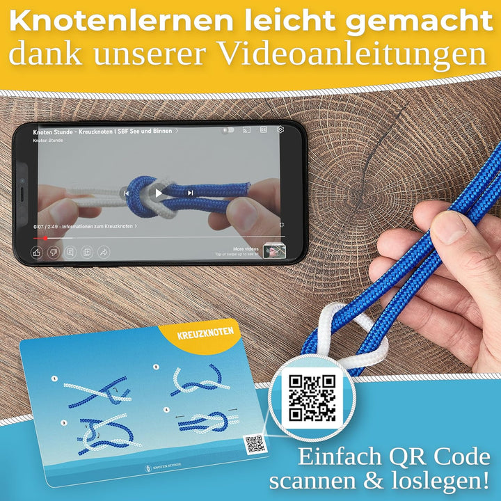 Kapitänsset - Navigationsbesteck und Knoten Übungsset - Ideal ausgestattet für den SBF - Super Gesch