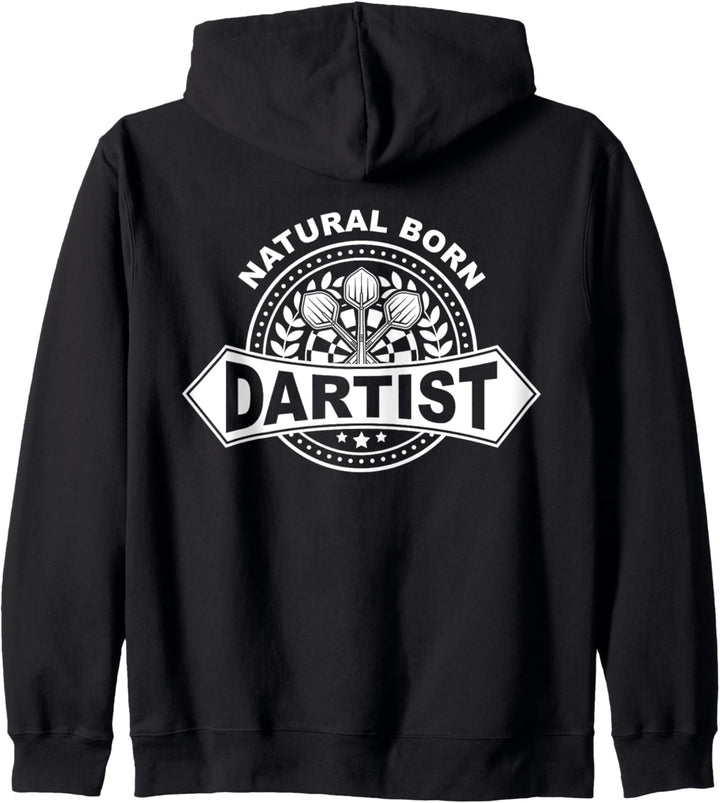 Natural Born Dartist - Cooles Darts Kapuzenjacke
