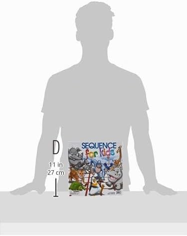 Sequence for Kids – Das Strategiespiel Kein Lesen erforderlich von Jax, Mehrfarbig, 27,9 cm (2–4 Spi
