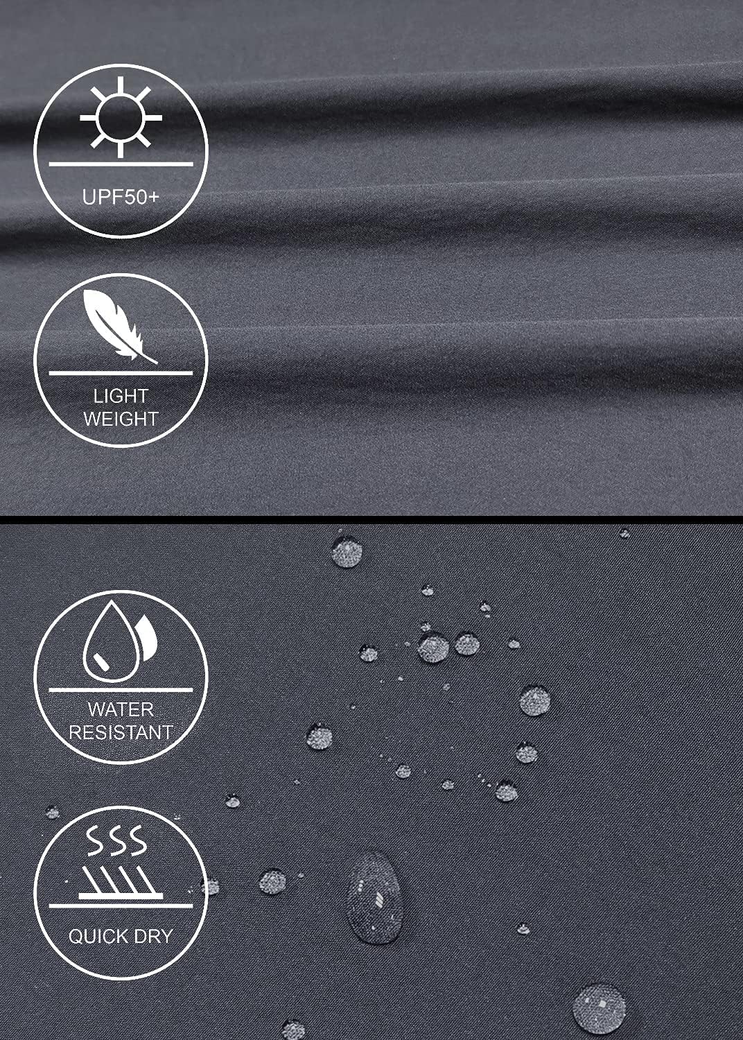 GymBrave Damen-Cargohose, schnelltrocknend, Outdoor-Camping-Caprihose, wasserabweisend, LSF 50, mit