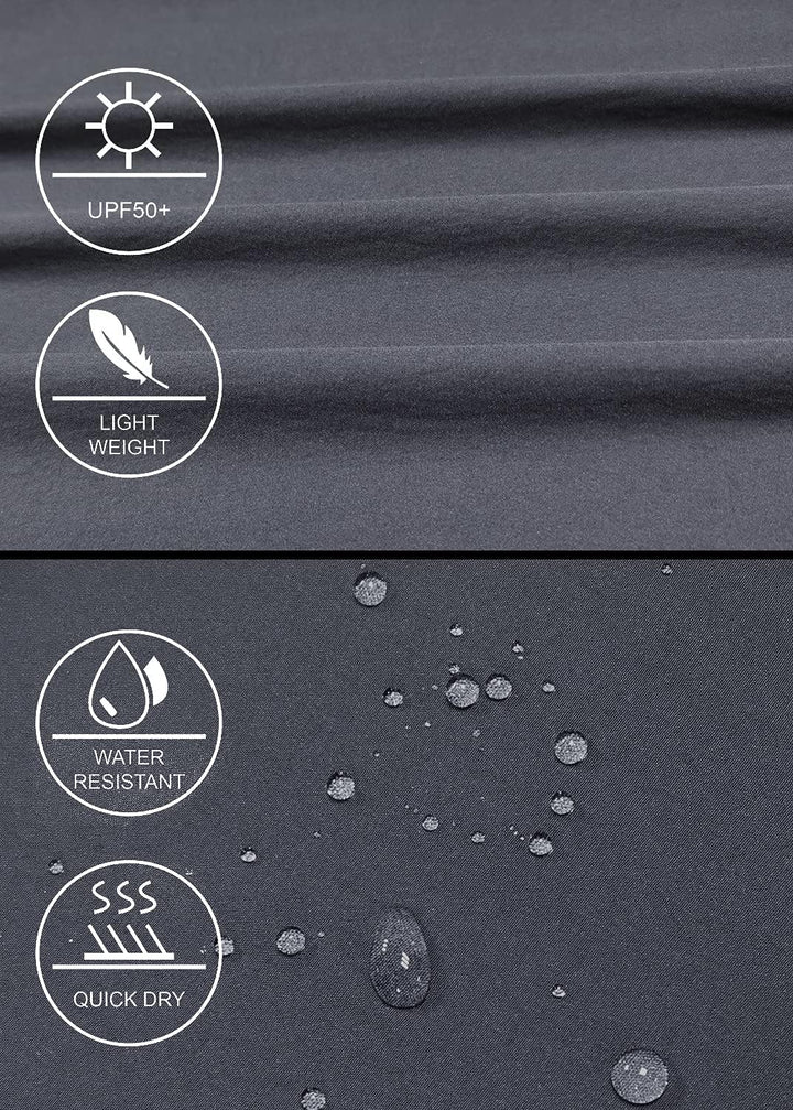 GymBrave Damen-Cargohose, schnelltrocknend, Outdoor-Camping-Caprihose, wasserabweisend, LSF 50, mit