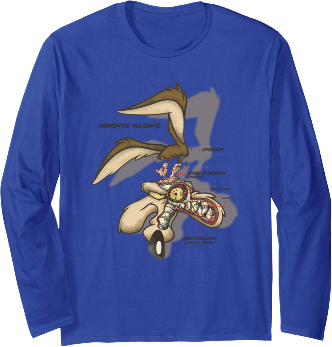 Looney Tunes Wile E. Coyote X-Ray Langarmshirt