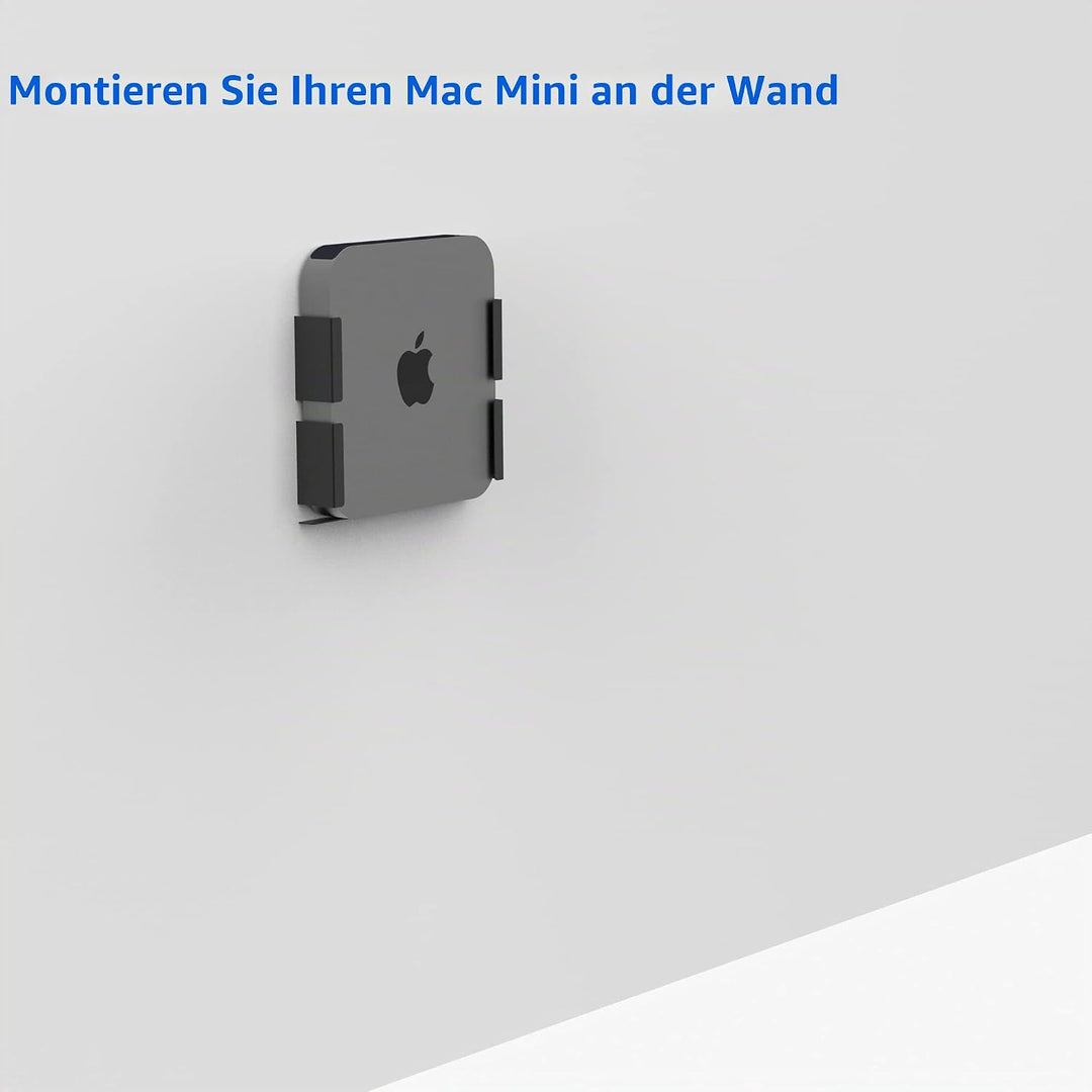Hikig Mac Mini Halterung, Benutzerdefinierte Mac Mini Halterung aus Metall – Mac Mini Wandhalterung,