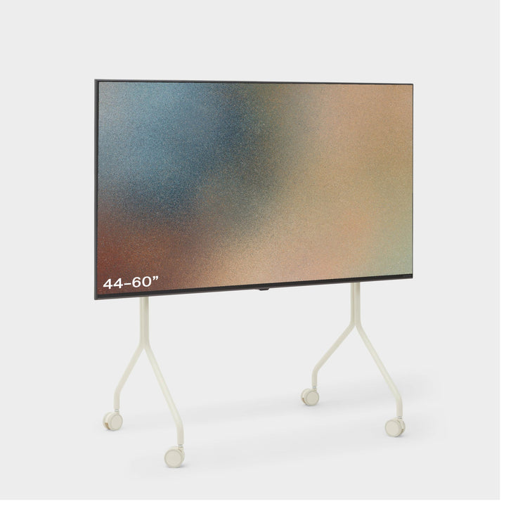 Pedestal Moon Rollin’ TV Ständer mit Rollen – Für 40–70 Zoll Bildschirme | Mobiler & stilvoller TV R