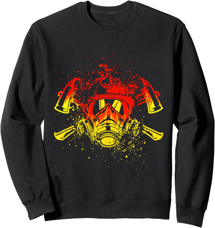 Vintage Grunge Feuerwehr Design | Geschenk für Feuerwehrmann Sweatshirt