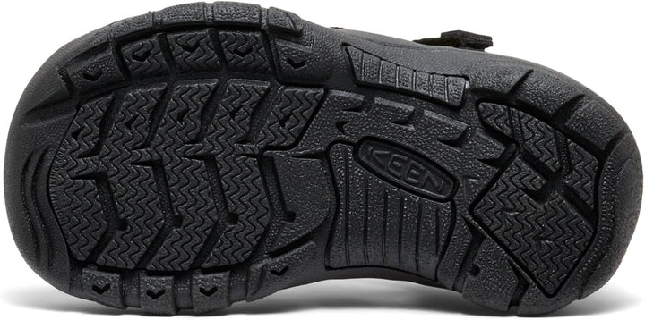 KEEN Unisex Kinder Newport H2 Sandalen 29 EU Black Lime Green, 29 EU Black Lime Green