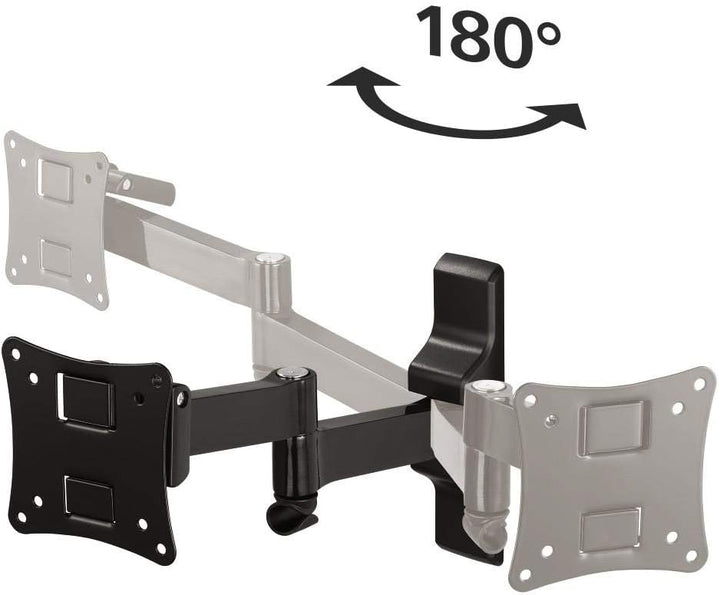 Hama Monitor-/TV-Wandhalterung (Vollbewegliche Halterung 10-26 Zoll, Wandhalter für Monitor/Fernsehe