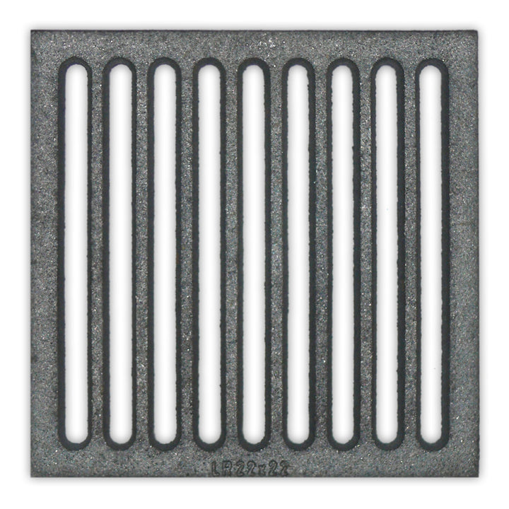 Liegerost 22 x 22 cm - Gussrost Ofenrost Ascherost Tafelrost Kaminrost Premiumqualität