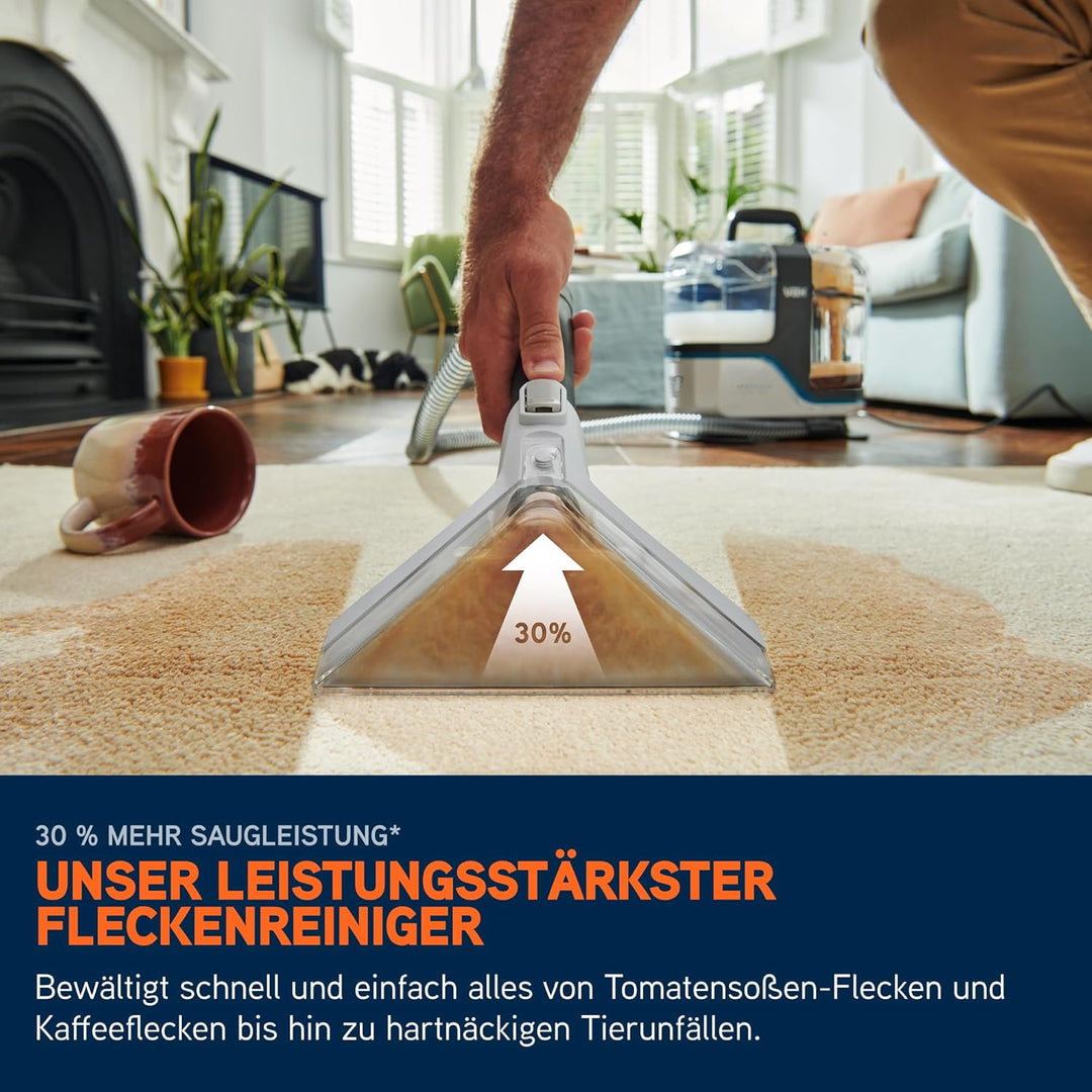 Vax SpotWash Max Duo Fleckenreiniger Leistungsstarker Teppich-und Polsterreiniger Gerät mit SpinScru