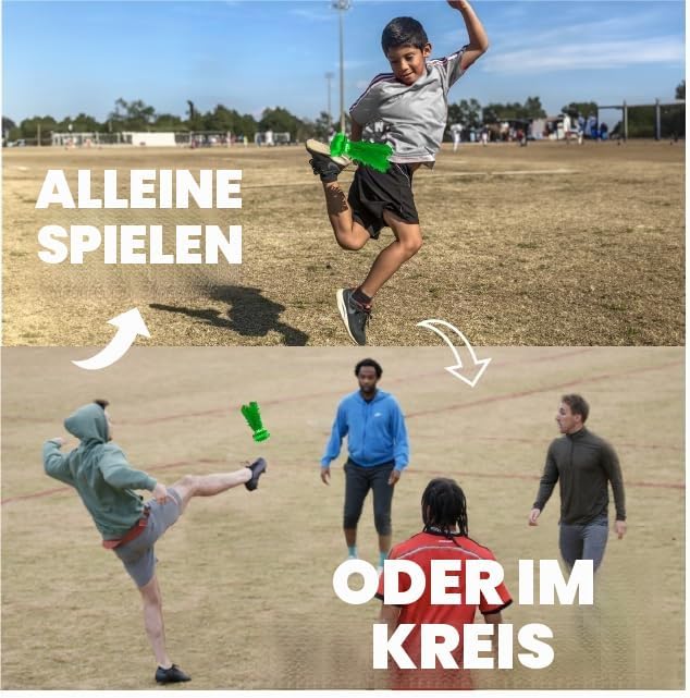 Kickit Der originale Birdie-Fussballtrainer, zum Spielen im Freien, drinnen oder im Hinterhof, am St