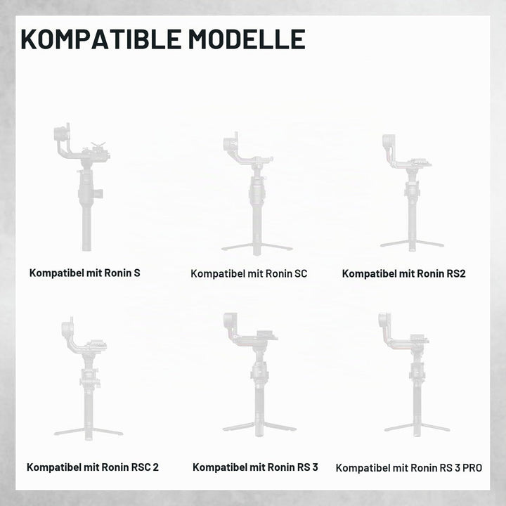 NEEWER Dual Griff Kompatibel mit DJI RS 2/RSC 2/RS 3/RS 3 Pro Ronin S Ronin SC Kamera Gimbal, Doppel