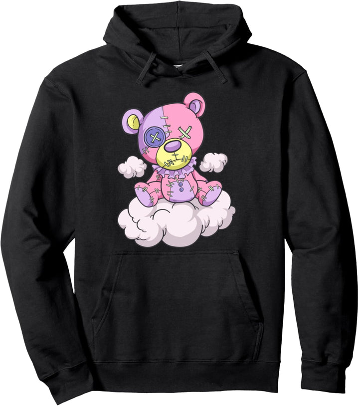 Pastell Goth Pastell Goth Anime Teddy Pullover Hoodie